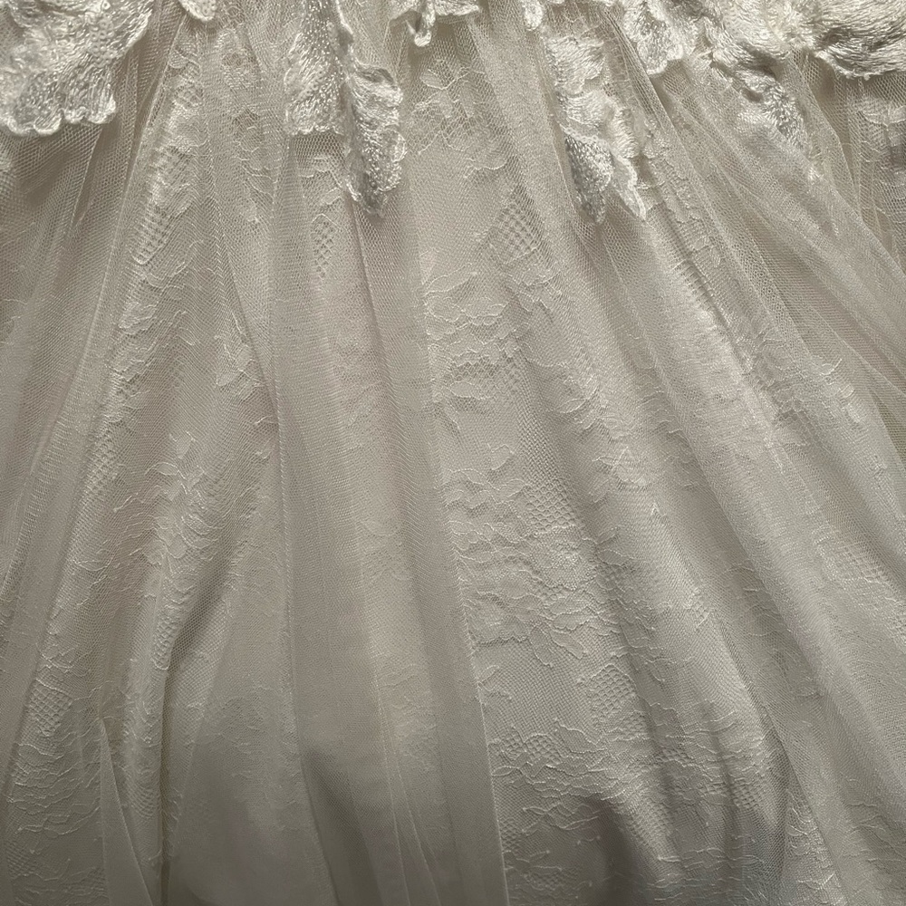 Lace Wedding dress with bustle - Picture 7 of 8